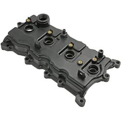 MITZONE Engine Valve Cover with Gasket Bolts & Oil Cap Compatible with 2007-2013 Nissan Altima Sentra SE-R 2.5L Part# 13264-JA00A 13270-JA00A