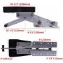 Aluminium Outboard Motor Bracket for Boat, Marine Outboard Motor Engine Surpport Auxilary Up To 20HP Mounts 2 Stroke