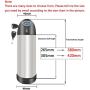 Wnicek 24V/ 36V/ 48V E-Bike Battery Li-ion Water Bottle Battery Rechargeable Battery for 250W 500W 750W Scooter Motors with Charger Battery Indicator BMS Protection Board