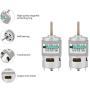 775 DC Motor, DC12V 10000RPM Gear Motor, 80W High Speed High Torque Extension Shaft Motor, for Power Wheels Replacement