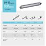 PROGRESSIVE AUTOMATIONS Linear Electric Actuator 12V (1 in. 22 lbs.) High Speed Brushed DC Motor & Sturdy Stroke for Home, Office, AUTOMATIONS, Indoor & Outdoor Applications. PA-15-1-22