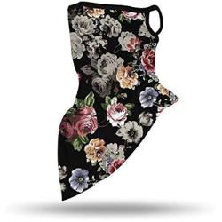 CoolPro 1pcs Men Women Face Bandana Mask Ear Loops Neck Gaiters for Dust Wind Motorcycle