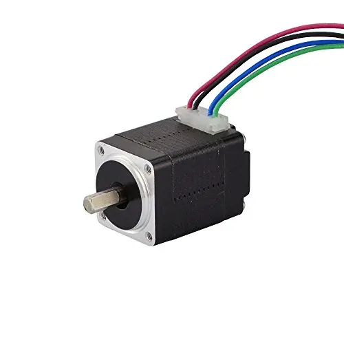 STEPPERONLINE Nema 8 Bipolar Smallest Stepper Motor 1.6Ncm/2.3oz.in 1.8deg 28mm 0.2A 4 Leads STEPPERONLINE Nema 8 Bipolar Smallest Stepper Motor 1.6Ncm/2.3oz.in 1.8deg 28mm 0.2A 4 Leads