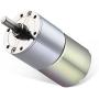 Greartisan DC 12V 10RPM Gear Motor High Torque Electric Micro Speed Reduction Geared Motor Centric Output Shaft 37mm Diameter Gearbox