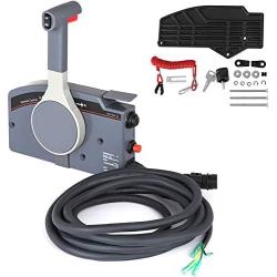 Outboard Remote Control Box Side Mount Push Open Outboard Motor,Boat Throttle Control for Yamaha Outboard Engine 703-48205-16-00