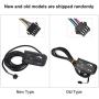 E Bike LED Display Controller LCD Display Panel Electric Bicycle 810 Ebike Scooter Brushless Motor Speed Controller Kit with 5 Wire Cable Control Panel