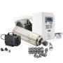RATTMMOTOR CNC Spindle Motor Kit 110V 2.2KW Water Cooled Spindle Motor ER20 24000RPM 400HZ+2.2KW VFD 110V Single to 3 Phase Inverter+80W Water Pump+ER20 Collet+80mm Mount Clamp for CNC Router Machine RATTMMOTOR CNC Spindle Motor Kit 110V 2.2KW Water Cooled Spindle Motor ER20 24000RPM 400HZ+2.2KW VFD 110V Single to 3 Phase Inverter+80W Water Pump+ER20 Collet+80mm Mount Clamp for CNC Router Machine