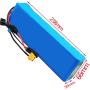 Grideto E-Bike Lithium Battery Pack 48V 25Ah 13S3P 18650 Li-ion Battery Waterproof Outdoor Battery for 250W-1000W Motors Built in 15A BMS Protection Board with Charger
