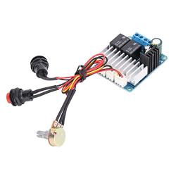 Motor Regulator, PWM Speed Controller Easy to Carry Small Size Reversible Copper Clad Laminate with Indicator Light for Industry