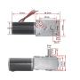 DC Worm Gear Motor 24V 8MM Shaft Electric Gearbox Motor High Torsion Speed Range 10-500RPM(100RPM)