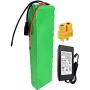 Jieoto 36V 9Ah EBike Li-ion Battery, Lithium Ion Electric Bike Battery Rechargeable E-Bike Li-ion Battery with Charger + BMS, for Bicycle 250W 350W 500W 800W Motor
