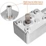 uxcell DC 12V 6RPM Worm Gear Motor 6mm Female Shaft High Torque Turbine Reducer