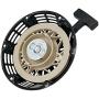 YAMAKATO GX270 Recoil Pull Starter w/Pull Cord for Honda and Clones GX240 8hp 9hp 301cc Black