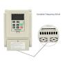 Variable Frequency Drive,VFD Adjustable-Frequency Single-Phase Drive,PWM Controller,Built-in Filter,for 3-Phase 2.2Kw AC Motor,Spindle Motor Speed Control