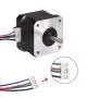 Nema 17 Stepper Motor Bipolar 2A 59Ncm (84oz.in) 48mm Body 4 Leads w/1m Cable and 3D Printer Connector Nema 17 Stepper Motor Bipolar 2A 59Ncm (84oz.in) 48mm Body 4 Leads w/1m Cable and 3D Printer Connector