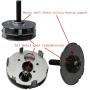 60RPM Reducer Motor Dual Bearing Synchronous Gear AC Motor CW/CCW Control 115V 60Hz 10W 60KTYZ