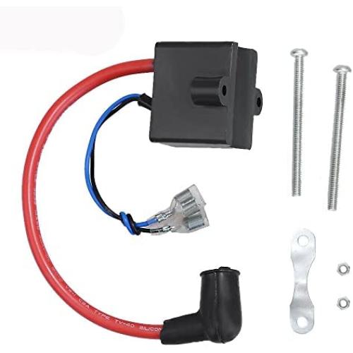 Shangmu High Performance CDI Ignition Coil Set for 50cc 60cc 66cc 80cc Engine Motorized Bicycle Bike 2-Stroke Engine Motorized Bicycle