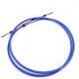ABA-CABLE-08-GY Outboard Engine Remote Control Throttle Shift Cable 8ft for Yamaha Boat Motor Steering System 2.438m Blue, Universal Type 3300/33C
