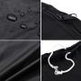 Softclub Outboard Motor Cover 8-20 HP, Full Outboard Engine Cover, Black 600D Waterproof Boat Motor Hood Cover