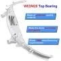 Upgraded WE49X20697 Dryer Bearing Kit Compatible with GE Dryer, Includes WE3M26 Top Bearing & WE09X20441 Felt Seal & WE12M29 Drive Belt & WE1M504 & WE1M1067 Drum Slides & WE12X83 Pulley Idler