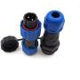 SD13 2pin Waterproof Power Connector, IP68 10A 380V High Voltage Circular Automotive Power Cable Connector (2PIN, Direct Plug x 3set)