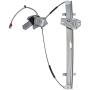 Power Window Regulator and Motor Assembly Passenger Side Front Right for 1999 2000 2001 2002 2003 2004 Honda Odyssey Replace 741-011
