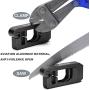 Tukeirt Motorcycle Lock - Adjustable Anti Theft for Motorcycles Mopeds Motorbikes Scooters ATVs Dirt Bike Street Bike Braking The Front Wheel Use on Grip Brake Handlebar(Black)