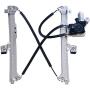 SONTIAN 741-579 Window Regulator Rear Passenger Side for 07-01 2002 Chevy silverado / 2002-2006 Escalade/Chevy Suburban/Avalanche/Yukon/Sierra with Motor 15135971