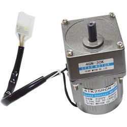 Bemonoc 25W AC 220V 50/60HZ Adjustable Variable Gear Reducer Motor 150RPM Shaft Diameter 10mm & AC Speed Controller Kits CW CCW for industry