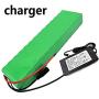 Jieoto 24V 12Ah Battery E-Bike Lithium Battery Pack, Li-Ion Battery with Charger, for 200W ~ 500W Motor, Electric Bike Motorcycle Scooter
