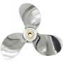 ARKDOZA 3 Blade 7 1/2x8 4hp 5hp 6hp 4A 4M 5M 5C F4 F6L F6S F5A F6C Stainless Steel Propeller 9 Tooth SS Prop for Yamaha Outboard Motor Engine 7.5x8