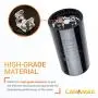 Canamax 161-193 uf/MFD 110-125 VAC ±20% 50/60 Hz CD60 Round Motor Well Pump Start Capacitor - Replacement for Central Air-Conditioners, Heat Pumps, Condenser Fan Motors, Refrigerators, Washers