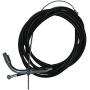 Left Clutch Lever W/ Lock Throttle & Clutch Cable Set Fits 49cc 60cc 66cc 80cc Motorized Bike