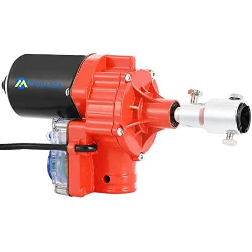 Greenhouse Roll Up Motor Greenhouse Film Roll Up Motor Waterproof Greenhouse Film Curtain Roller Motor for Greenhouse Plants Chicken Coop Automatic Ventilation DC 24V (100W)