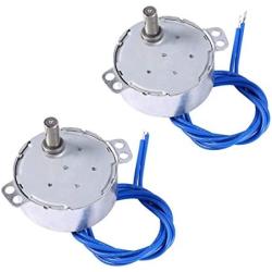 2PCS Synchronous Synchron Motor 50/60Hz AC 100~127V 4W 5-6RPM/MIN CCW/CW For Hand-Made, School Project, Model or Guide Motor (5-6RPM)