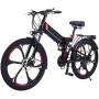 Jieoto Battery for Folding Electric Bike E-Bike 36V 8AH 10AH 13AH 15AH Electric Bicycle Lithium Ion Battery with Charger and BMS Protection Board, for 250W 350W 500W 750W 1000W Bike Motor