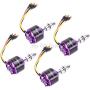 Vehicles-OCS New Angel A2212 2212 980KV KV980 / 800KV Brushless Motor 2-3s for S500 X500 X525 Quadcopter Multicopter - (Color: 4PCS 980kv)
