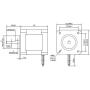 3pcs Nema 17 Bipolar Stepper Motor Kit 92oz.in 2.1a 4-lead 60mm Hobby CNC