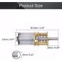 Fielect Mini Gear Motor DC 12V 20RPM Micro Gear Motor, Speed Reduction Motor N20 for RC Car, Robot Model, DIY Engine Toys