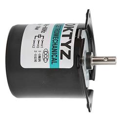 Synchronous Gear Motor 4W , Parts & Accessories Motors Permanent Magnet Slow Speed 2-Way High Torsion Central Shaft XD60KTYZ[110V 10rpm/min]