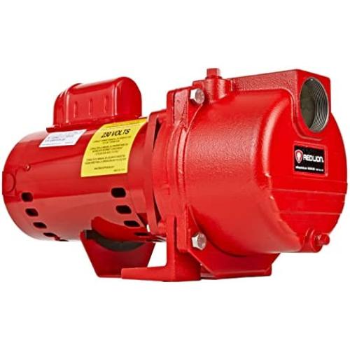 Red Lion 97101501 RL-SPRK150 44 PSI Cast Iron Self-Priming Lawn Sprinkler Pump for Residential and Commercial Sprinkling Systems