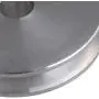 BQLZR 41x16x8MM Silver Aluminum Alloy Single Groove 8MM Fixed Bore Pulley for Motor Shaft 3-5MM PU Round Belts