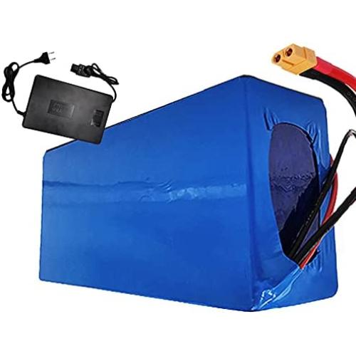 Jieoto 72V Ebike Battery Pack 20AH/ 30AH/ 40AH Waterproof Rechargeable Lithium Battery with Charger Suitable for 2800W 2500W 2000W 1800W 1500W 1200W 1000W Electric Motorcycle Motors
