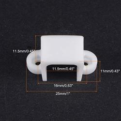 MECCANIXITY Motor Mounting Bracket Motor Base 11.5mm White with Screws Nuts for N20 Micro Gear Motor