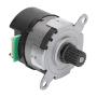 Micro Servo Motor with Rotary Encoder 100 Line Port, Dual Channel High Precision Control Metal Gear Motor, No-load Speed 12V-3100RPM 24V-6100RPM for RC Toy Remote Control(24V)