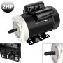 2HP Electric Motor 3450 RPM General Purpose Single Phase Motor 56C Frame 115V/230V 5/8
