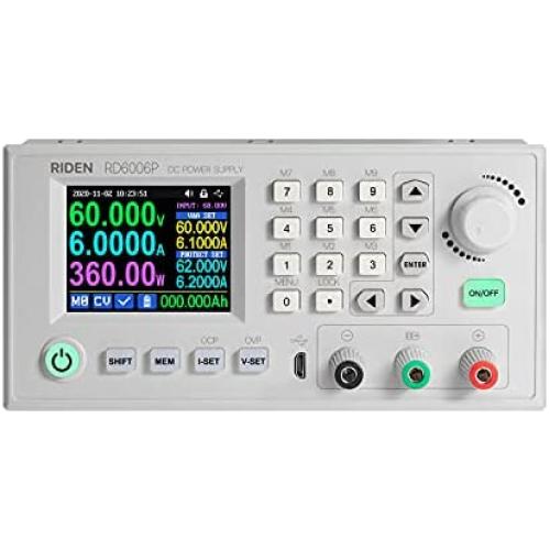 RD RD6006PW 5 Digit Communication Version DC DC Voltage Current Adjustable Programble Buck Voltage Converter Step Down Power Supply 60V 6A 360W(RD6006PW)
