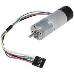 BEMONOC DC Gear Motor 12V Low Speed 10RPM Encoder Metal Gearmotor with Channel Encoder for DIY Engine Toy