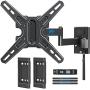 Mounting Dream Lockable RV TV Mount for Most 13-43 inch TV, RV Mount for Camper Trailer Motor Home, Full Motion TV Wall Mount Bracket Quick Release with Dual Wall Plates, VESA 200x200, 22 lbs, MD2212