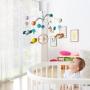 GDNIART Wind Spinner Motor with Remote Battery Operated 10 RPM Hanging Display Rotating Motor for Disco Ball Baby Crib Wind Chime Mobile Yard Decor Hanging Ornaments Outdoor Sculptures-Low Speed